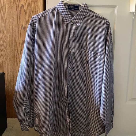 Long sleeve button up polo shirt - Picture 1 of 4